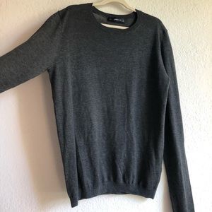 Zara Long Sleeve Shirt Crew Neck